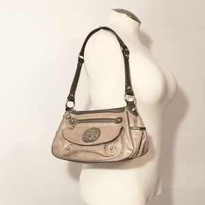 Kathy Van Zeeland Small Double Side Pocket Handbag